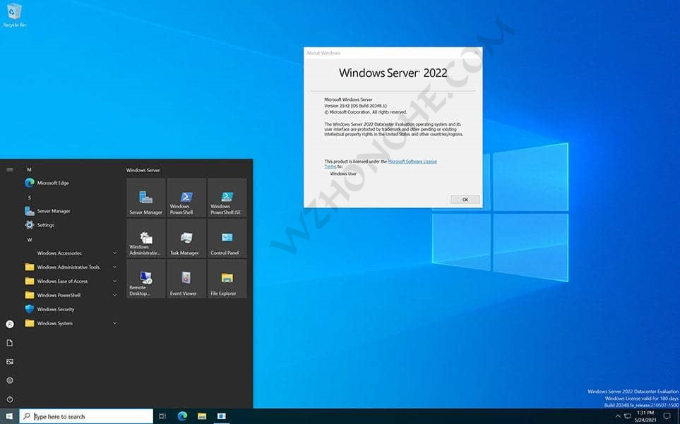 Windows Server 2022 - 无中和wzhonghe.com