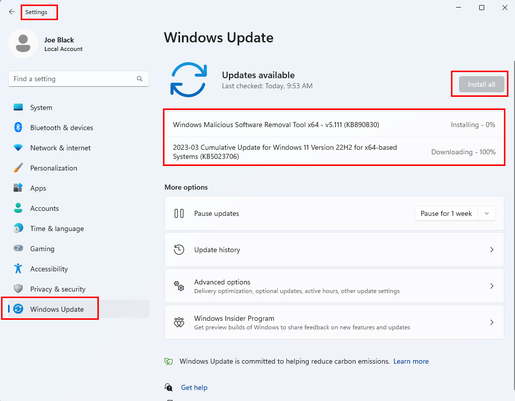 How to update Windows 11