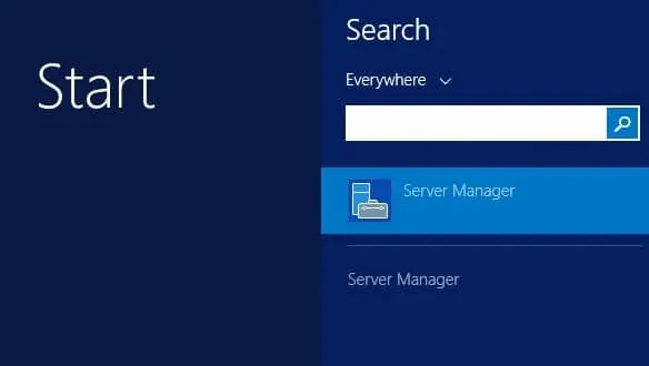 Windows Server Manager