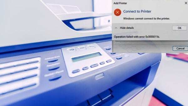 How to Fix Windows Printer Error 0x0000011b