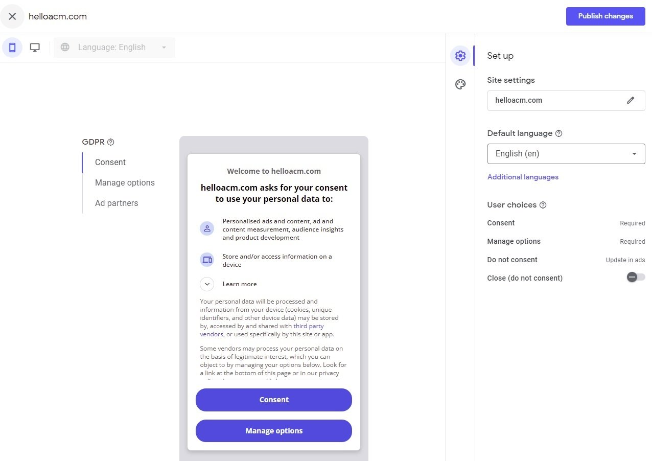 gdpr-adsense-configuration-message Adsense广告里需要开启GDPR设置 Adsense 广告 资讯 gdpr-adsense-configuration-message Adsense广告里需要开启GDPR设置 Adsense 广告 资讯