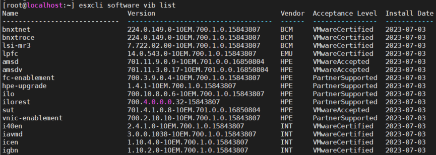 怎么在ESXi上安装和删除VIB | 什么是VIB? | ESXi VIB里面有什么?