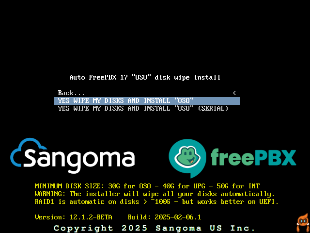 SNGFD12 Open Source Only (OSO) Install