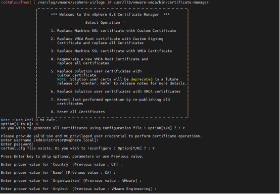 VMware vCenter证书过期解决方法以及更新证书后相关问题处理。_SSL