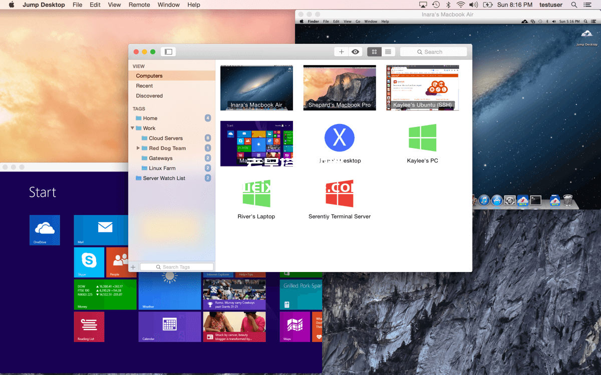 MAC电脑远程桌面登陆软件Jump Desktop 9.0.99 for Mac  第1张