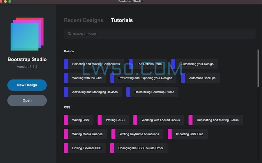 网页设计工具Bootstrap Studio for Mac 6.7.3免激活版  第3张