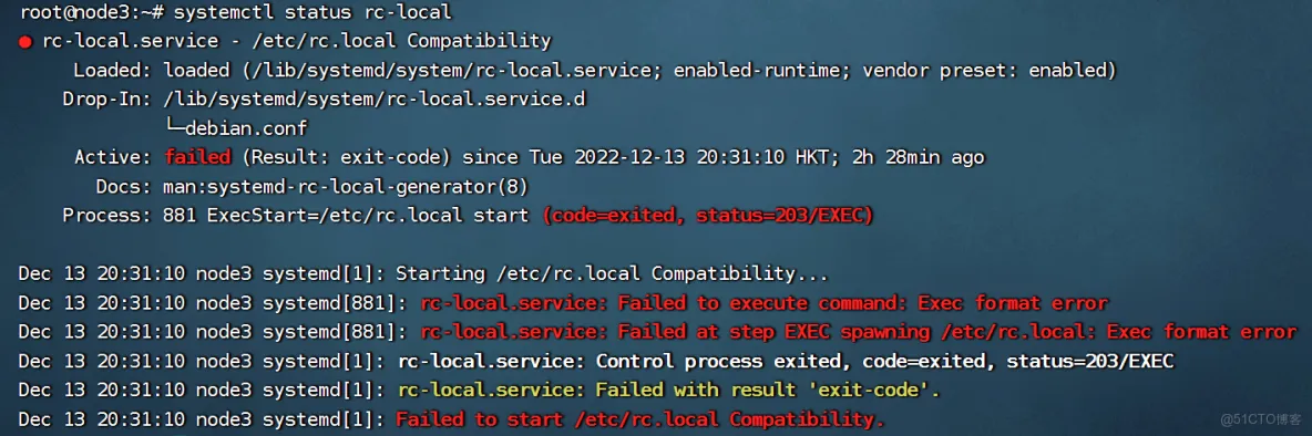 rc.local中的命令不能执行_Linux系统